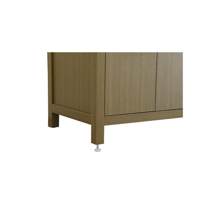 54 inch Single Bathroom Vanity In Chestnut Brown