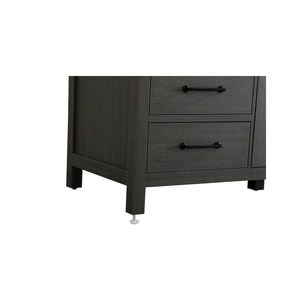 60 inch Single Bathroom Vanity In Mocha Brown