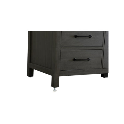 60 inch Single Bathroom Vanity In Mocha Brown