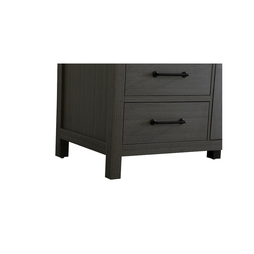 60 inch Single Bathroom Vanity In Mocha Brown