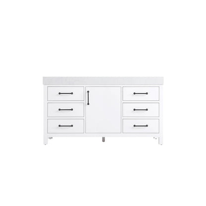 60 inch Single Bathroom Vanity In White