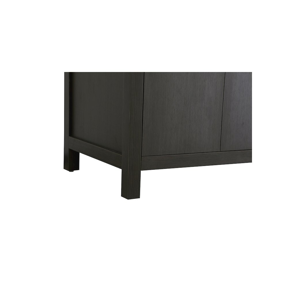 72 inch Double Bathroom Vanity In Mocha Brown