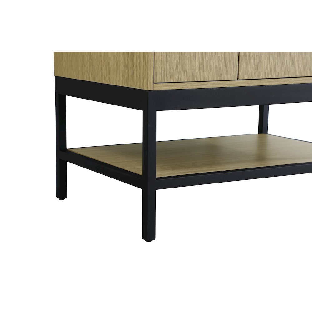 30 Inch Single Bathroom Vanity In Honey Brown