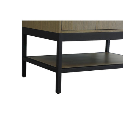 32 Inch Single Bathroom Vanity In Chestnut Brown