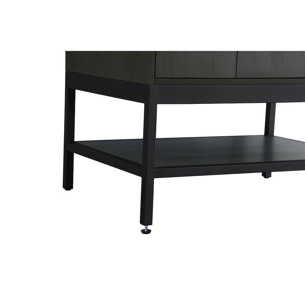 32 Inch Single Bathroom Vanity In Mocha Brown