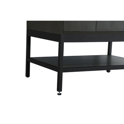 32 Inch Single Bathroom Vanity In Mocha Brown
