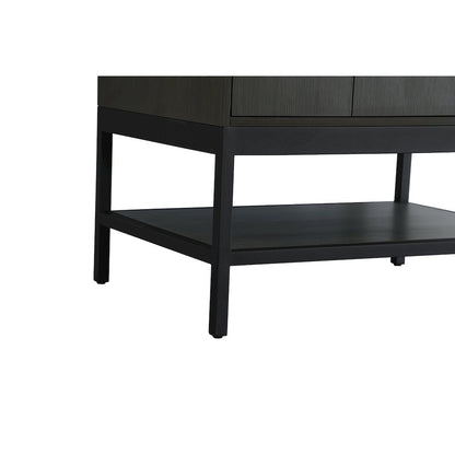 32 Inch Single Bathroom Vanity In Mocha Brown
