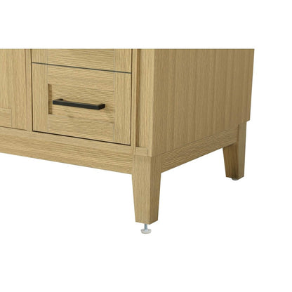 32 inch Single Bathroom Vanity in Honey Brown