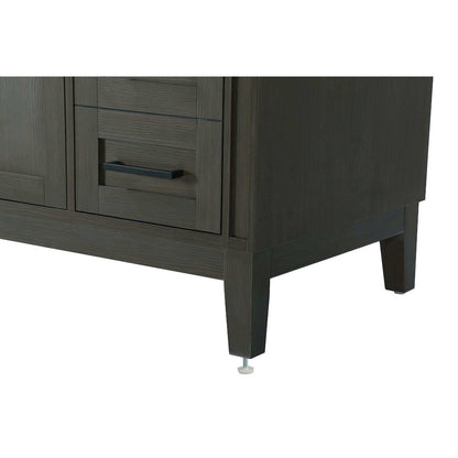 36 inch Single Bathroom Vanity in Mocha Brown