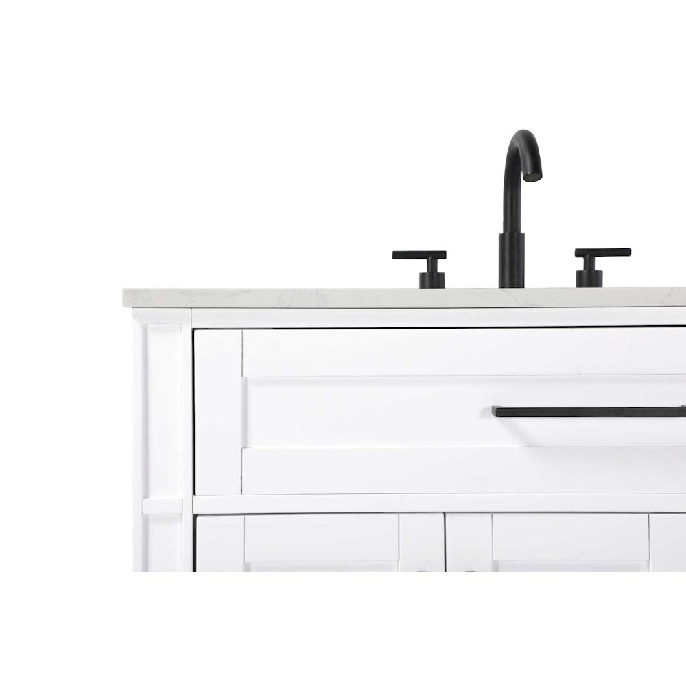 36 inch Single Bathroom Vanity in White