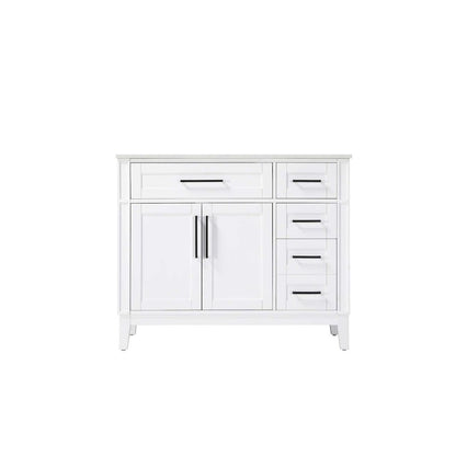 42 inch Single Bathroom Vanity in White