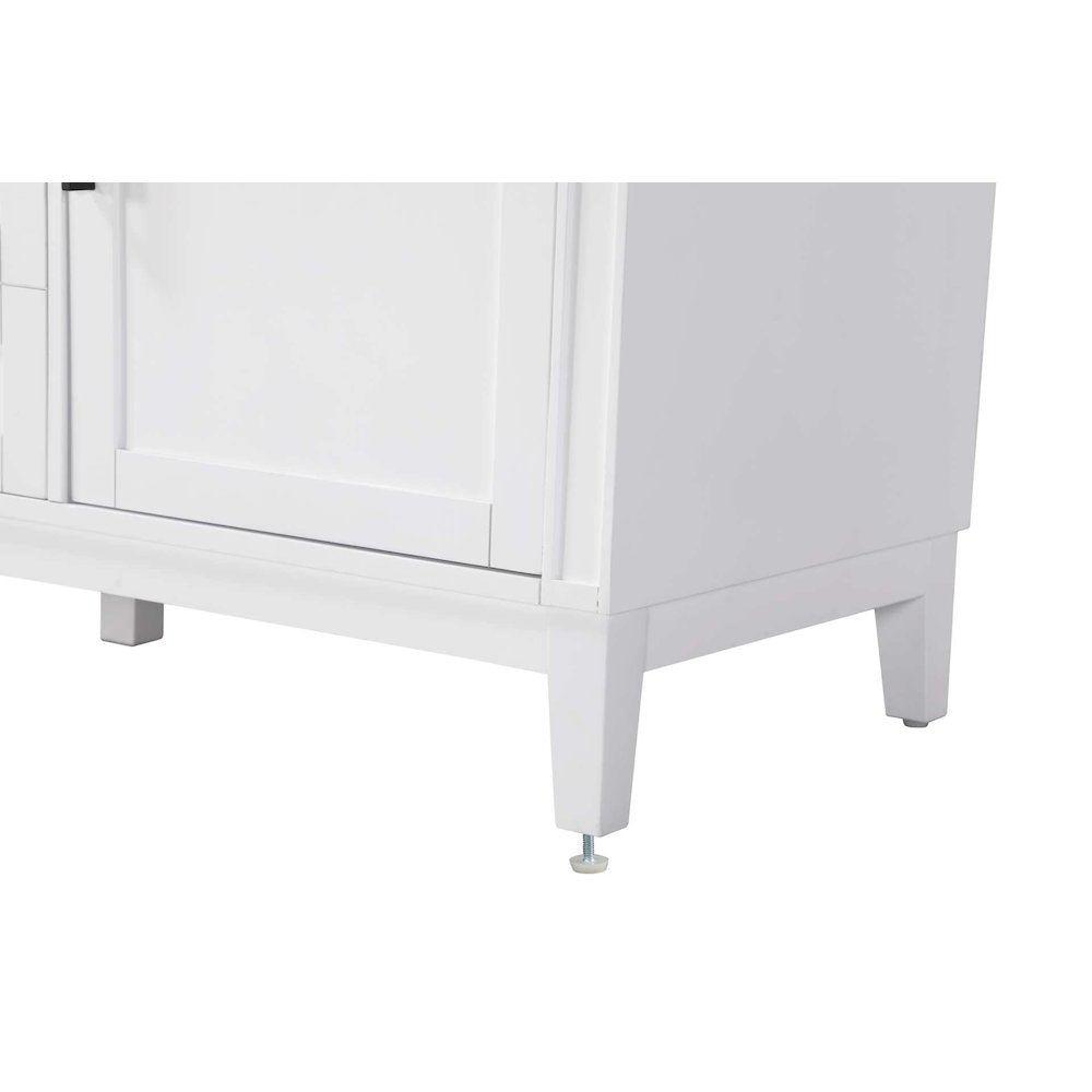 54 inch Double Bathroom Vanity in White