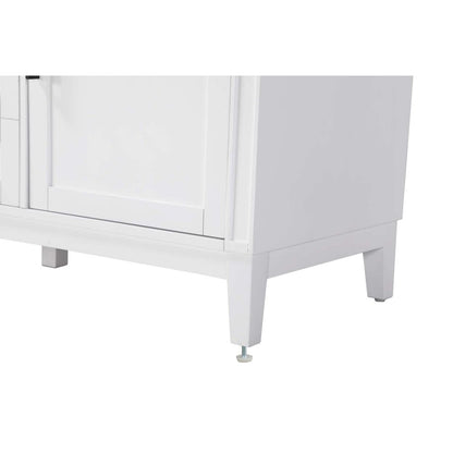 54 inch Double Bathroom Vanity in White