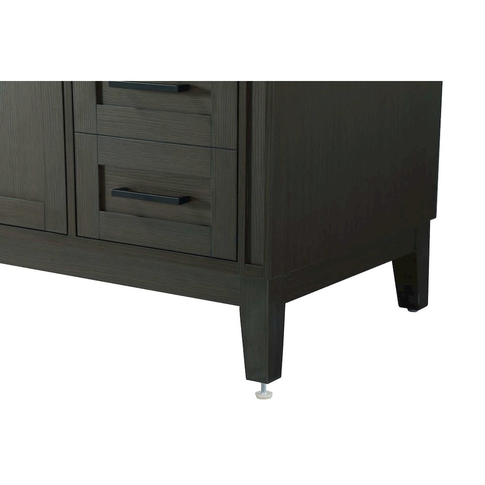 54 inch Single Bathroom Vanity in Mocha Brown
