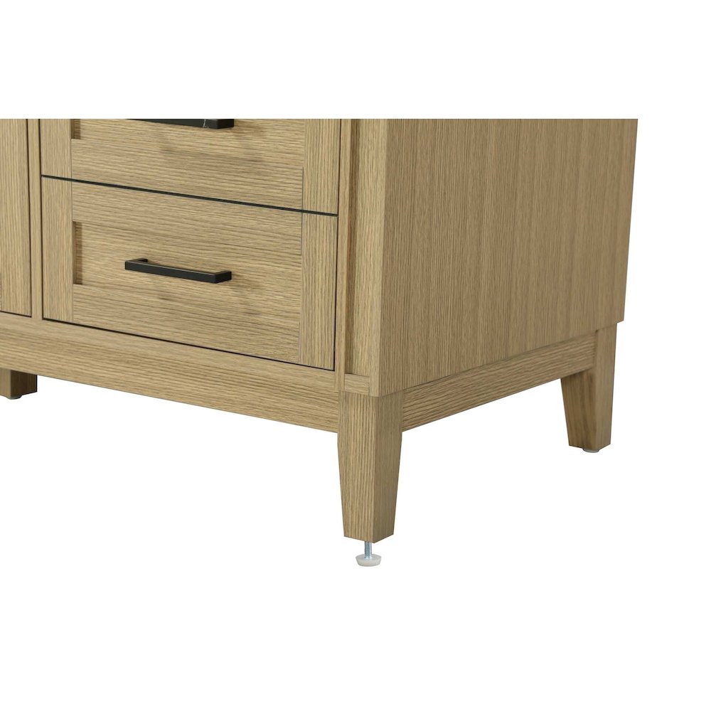 60 inch Single Bathroom Vanity in Honey Brown