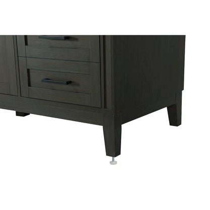 60 inch Single Bathroom Vanity in Mocha Brown