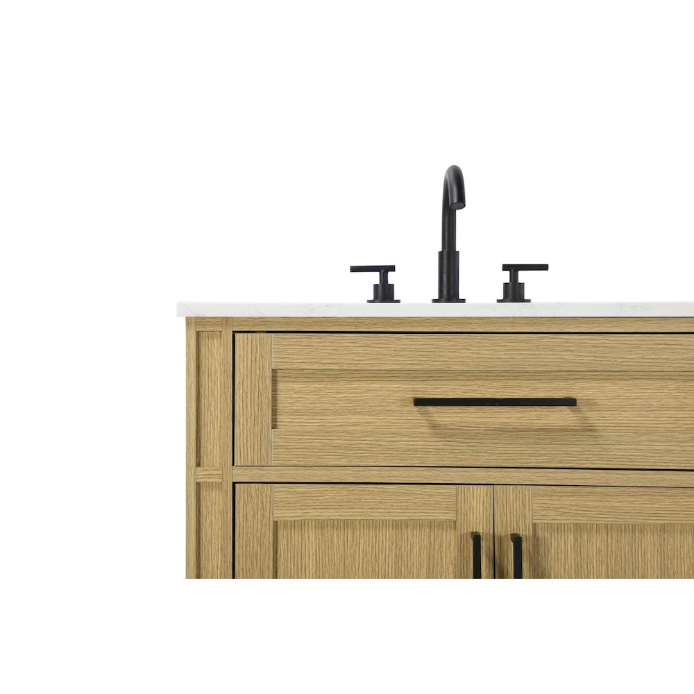 72 inch Double Bathroom Vanity in Honey Brown