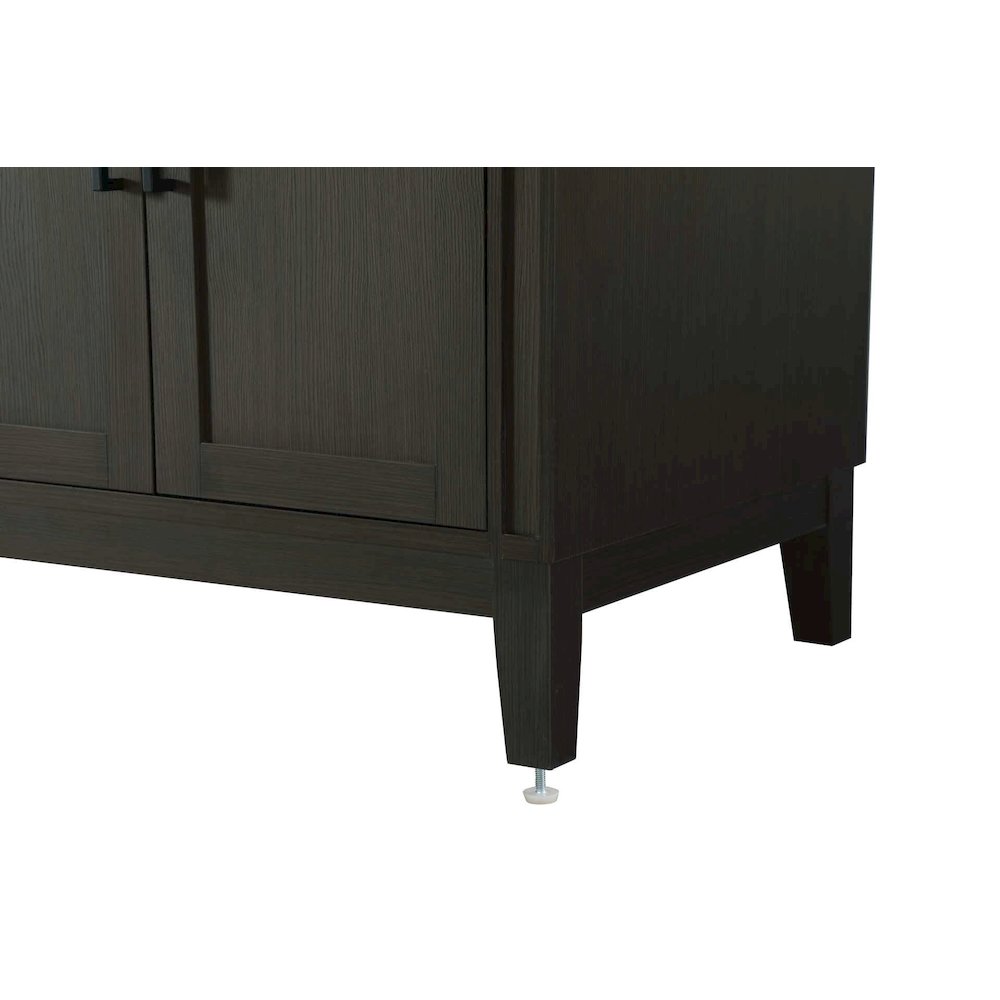 72 inch Double Bathroom Vanity in Mocha Brown