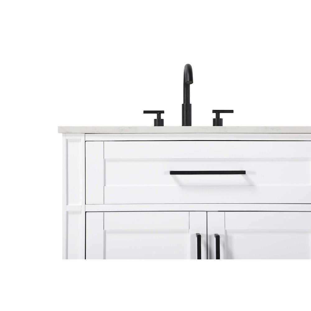72 inch Double Bathroom Vanity in White
