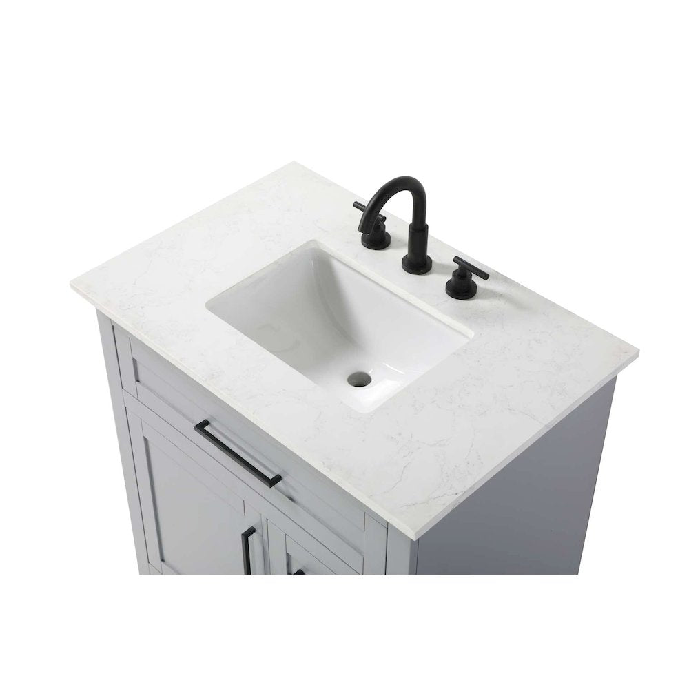 32 inch Single Bathroom Vanity in Grey