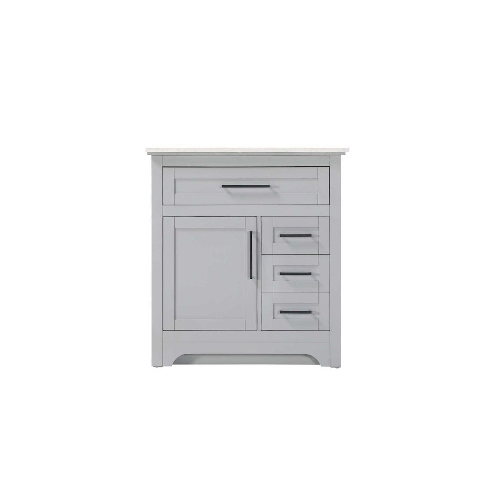 32 inch Single Bathroom Vanity in Grey