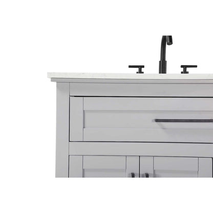36 inch Single Bathroom Vanity in Grey