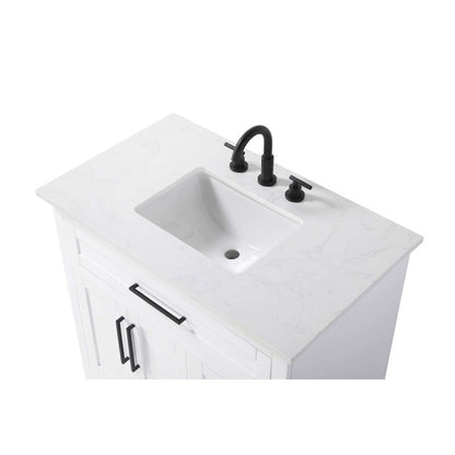 36 inch Single Bathroom Vanity in White
