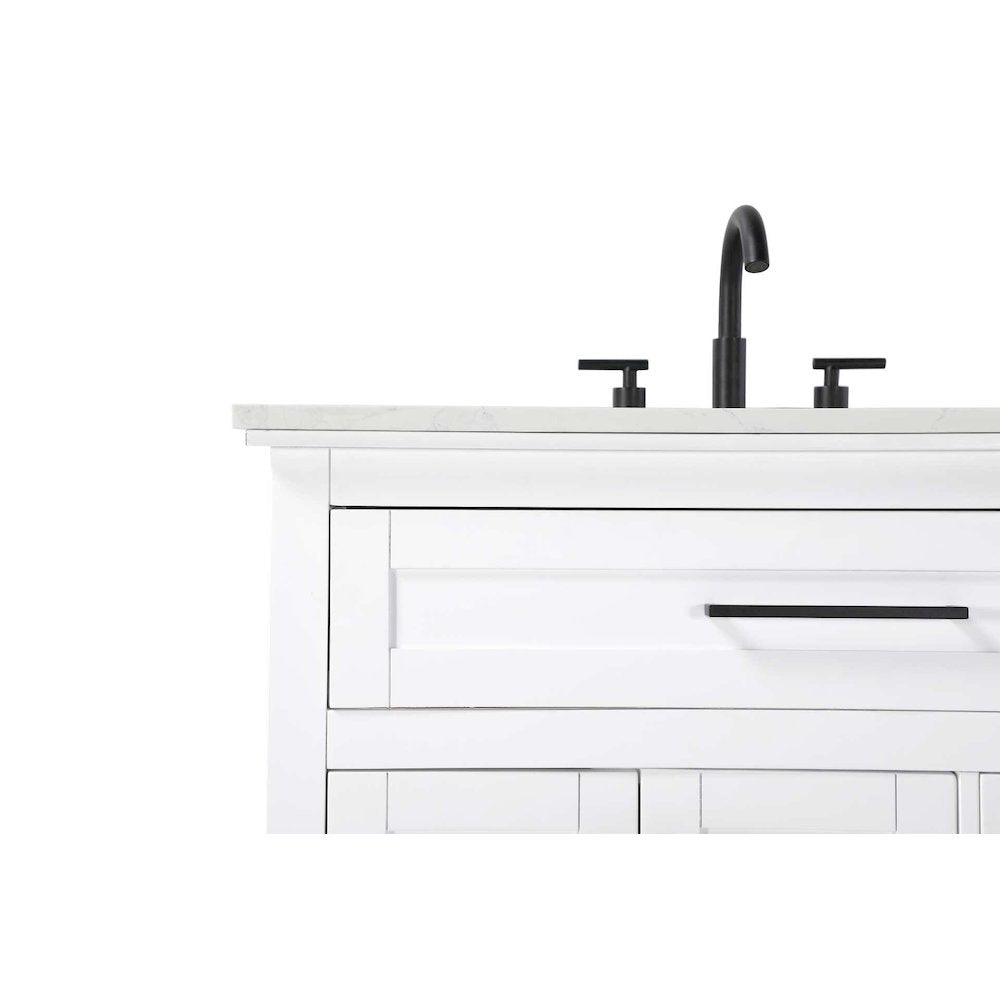 36 inch Single Bathroom Vanity in White