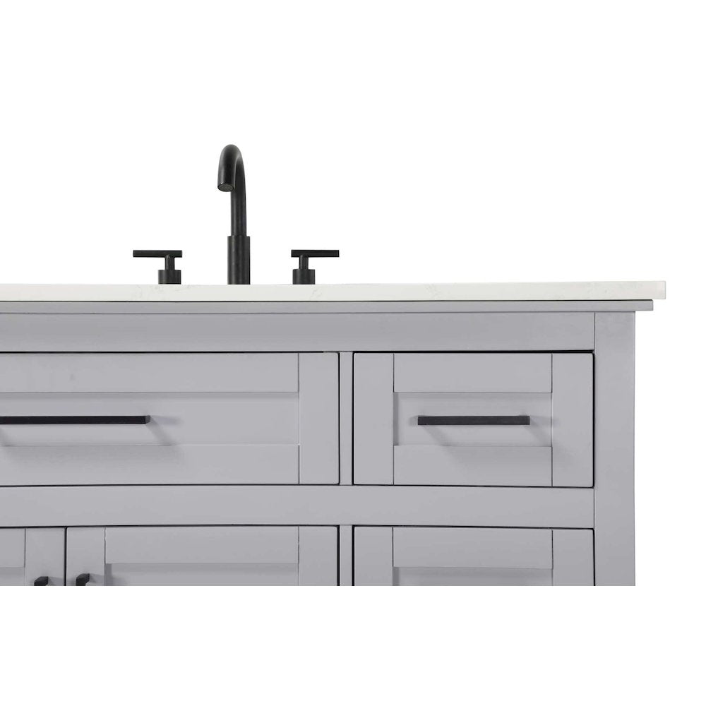 42 inch Single Bathroom Vanity in Grey