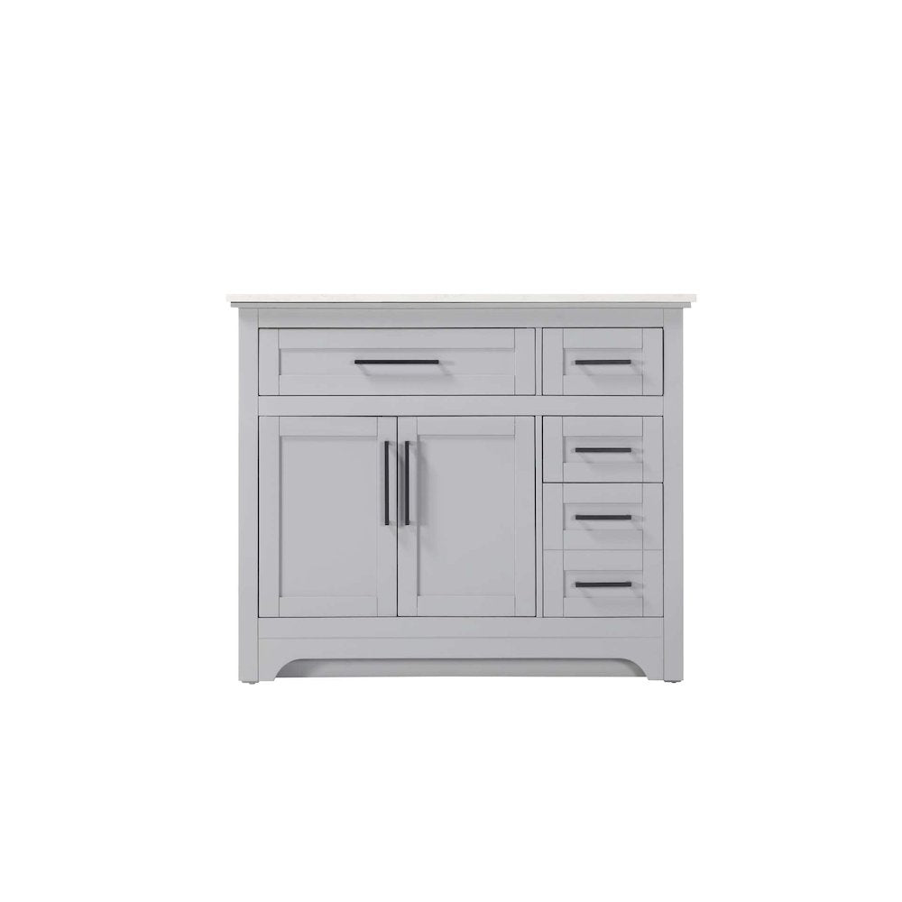 42 inch Single Bathroom Vanity in Grey