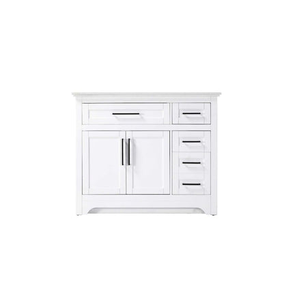 42 inch Single Bathroom Vanity in White