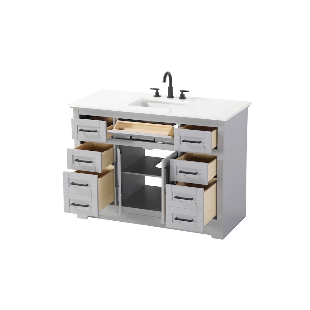 48 inch Single Bathroom Vanity in Grey