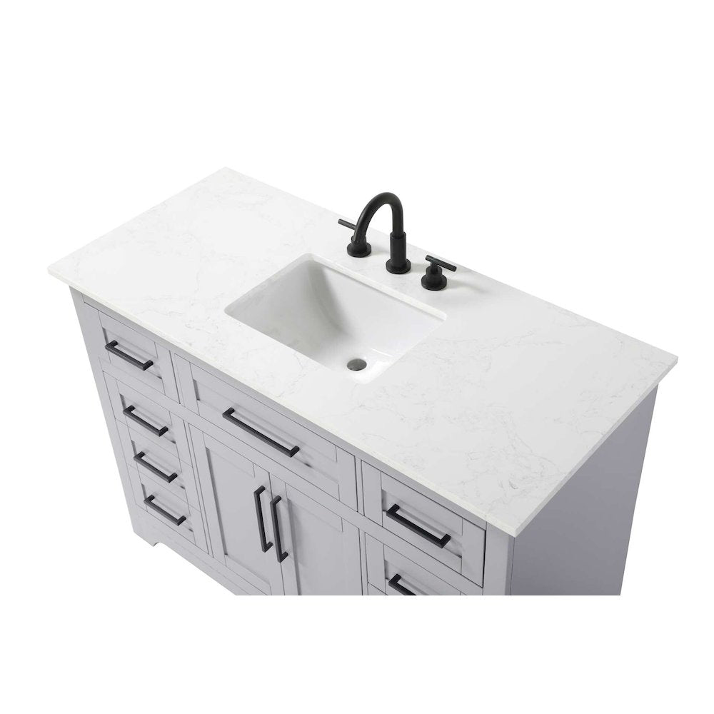 48 inch Single Bathroom Vanity in Grey