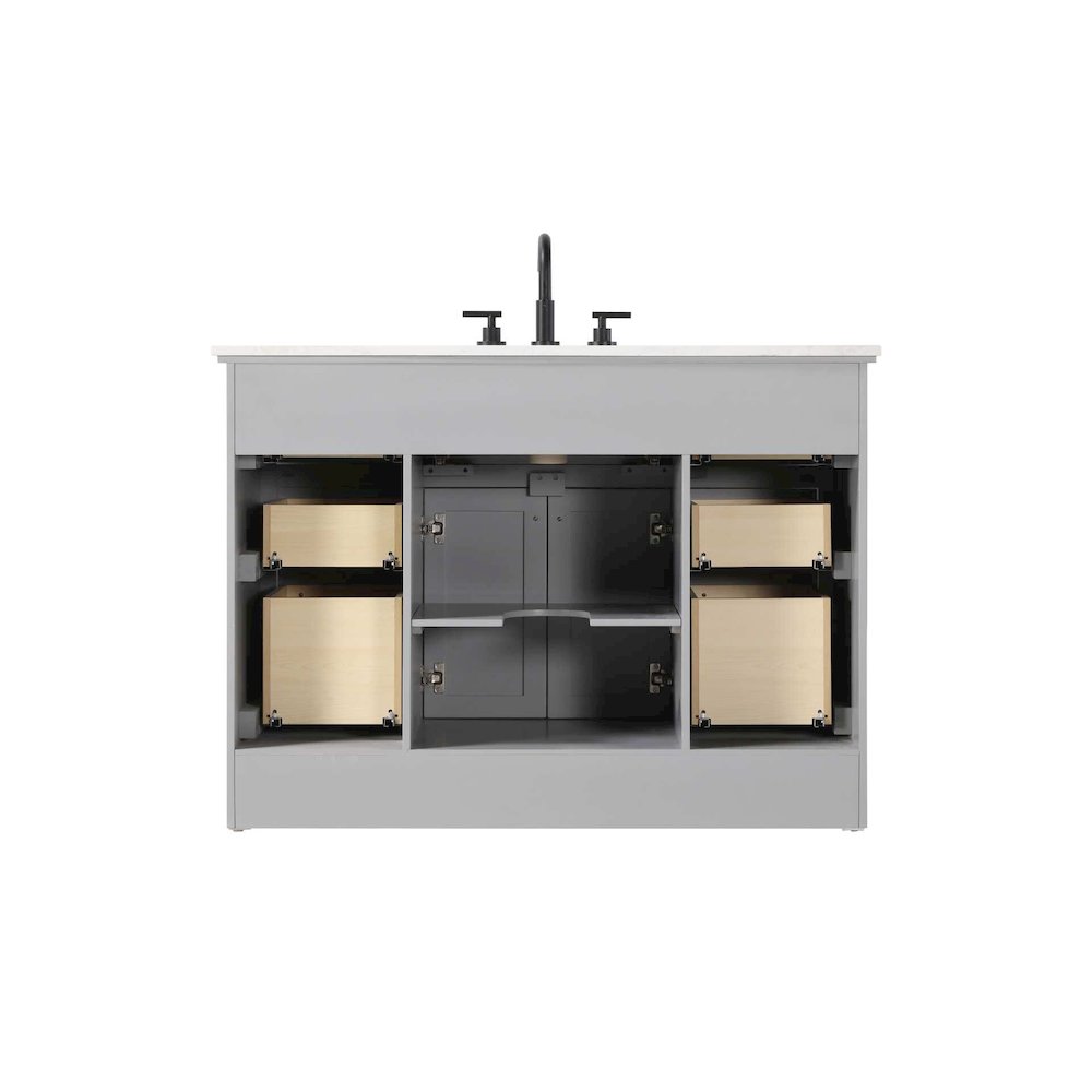 48 inch Single Bathroom Vanity in Grey