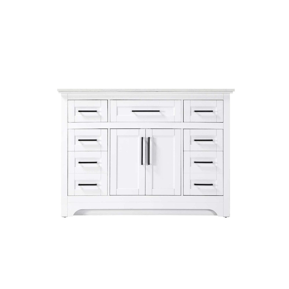 48 inch Single Bathroom Vanity in White