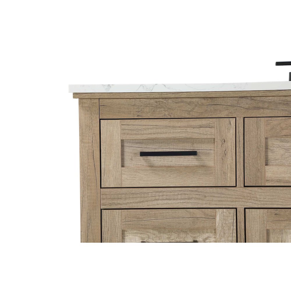 54 inch Single Bathroom Vanity in Natural oak