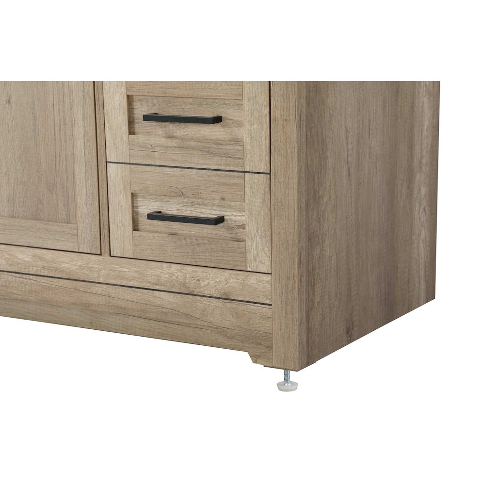 54 inch Single Bathroom Vanity in Natural oak