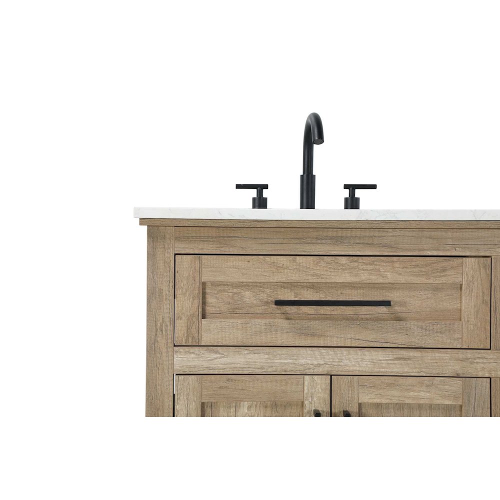 60 inch Double Bathroom Vanity in Natural oak