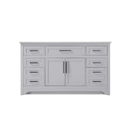 60 inch Single Bathroom Vanity in Grey
