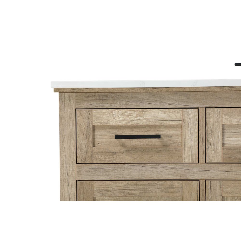 60 inch Single Bathroom Vanity in Natural oak