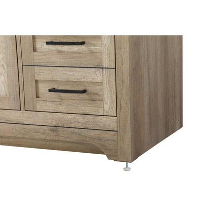 60 inch Single Bathroom Vanity in Natural oak