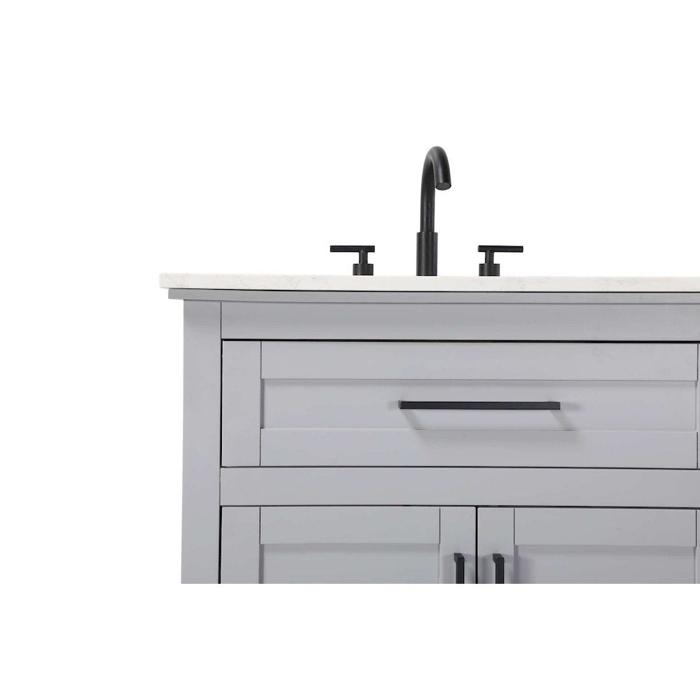 72 inch Double Bathroom Vanity in Grey