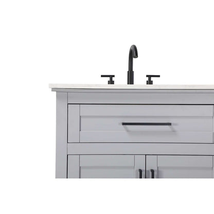 72 inch Double Bathroom Vanity in Grey
