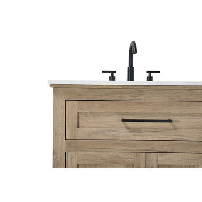 72 inch Double Bathroom Vanity in Natural oak