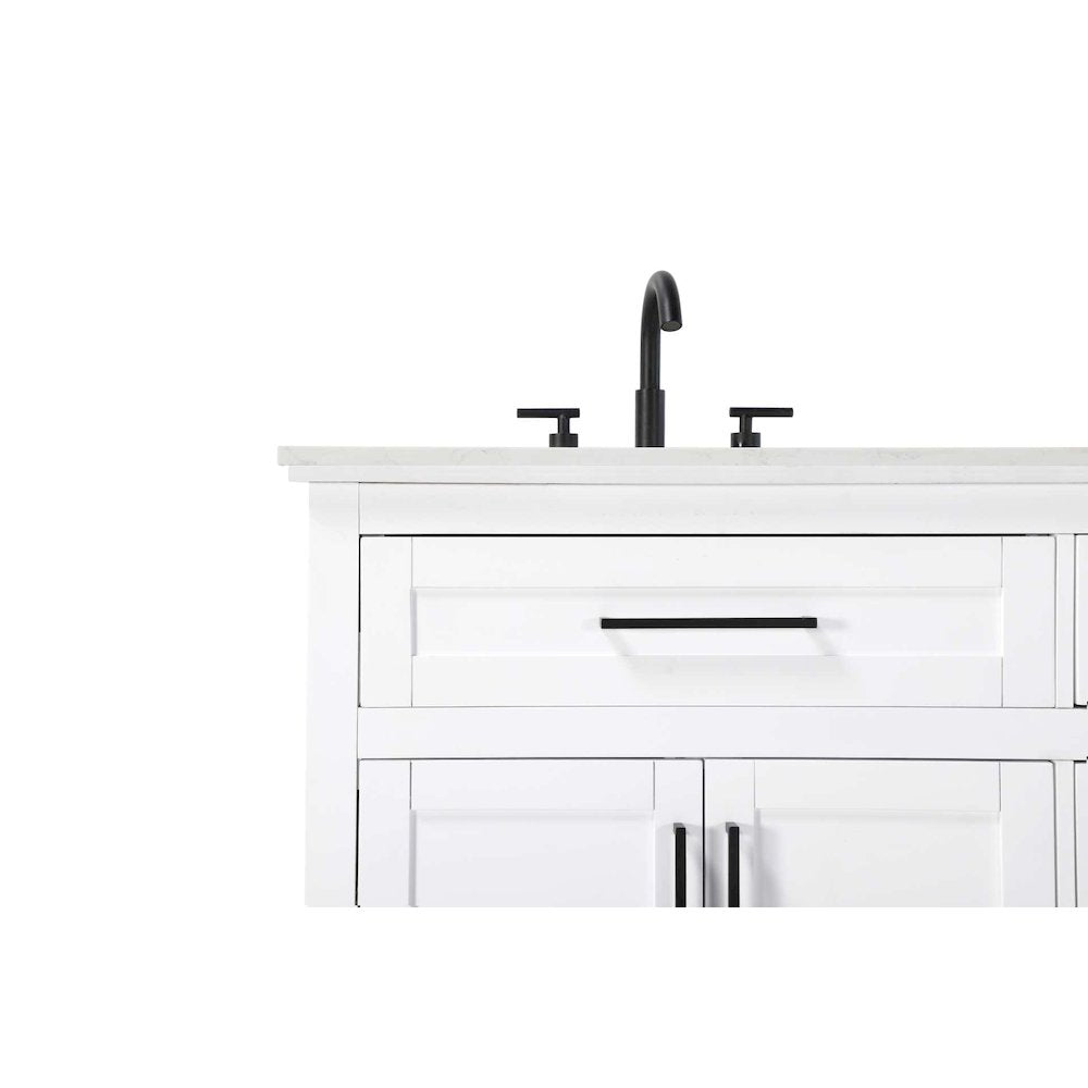 72 inch Double Bathroom Vanity in White
