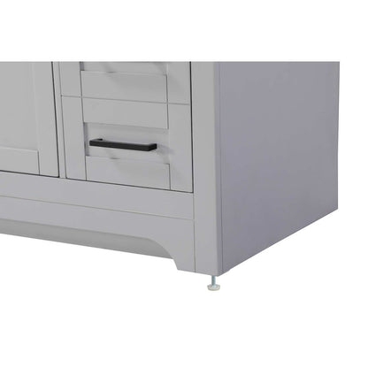 84 inch Double Bathroom Vanity in Grey