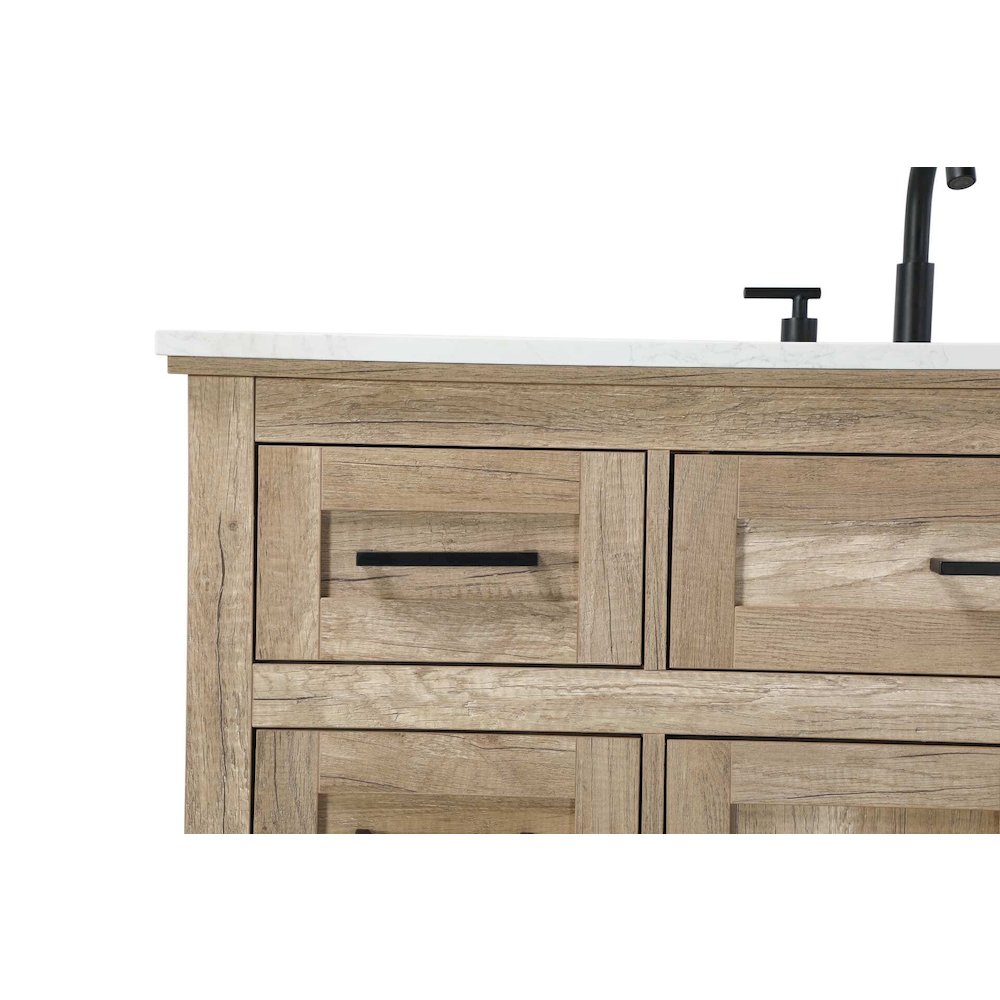 84 inch Double Bathroom Vanity in Natural oak