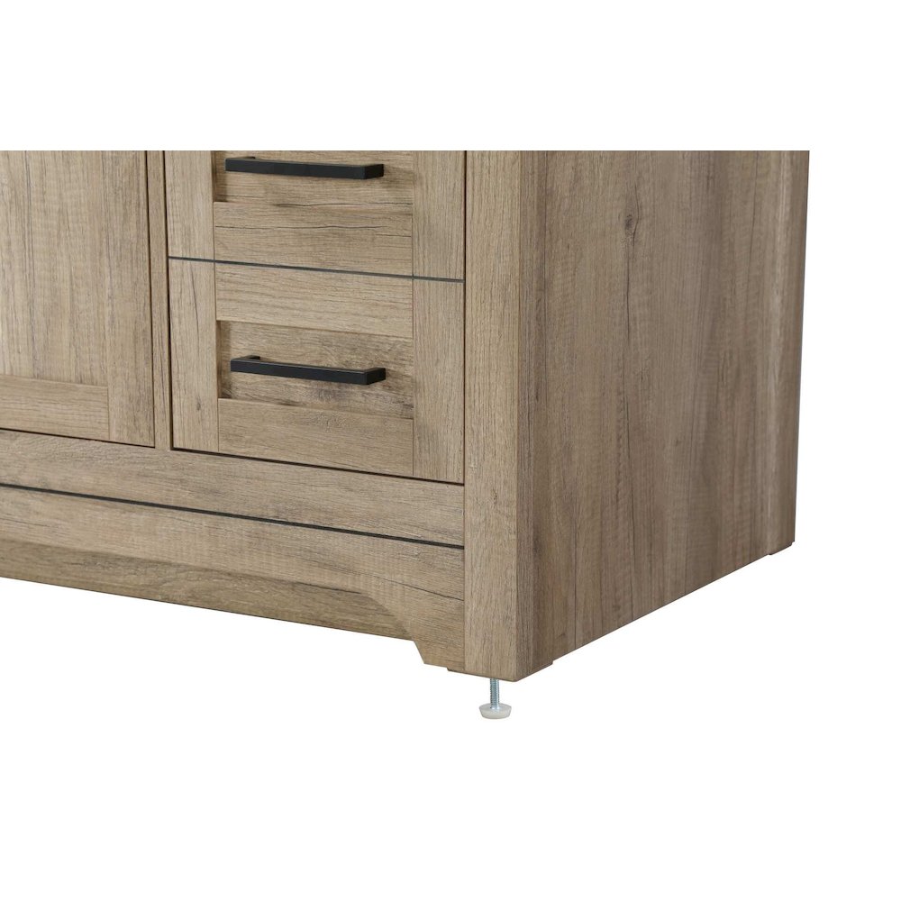 84 inch Double Bathroom Vanity in Natural oak