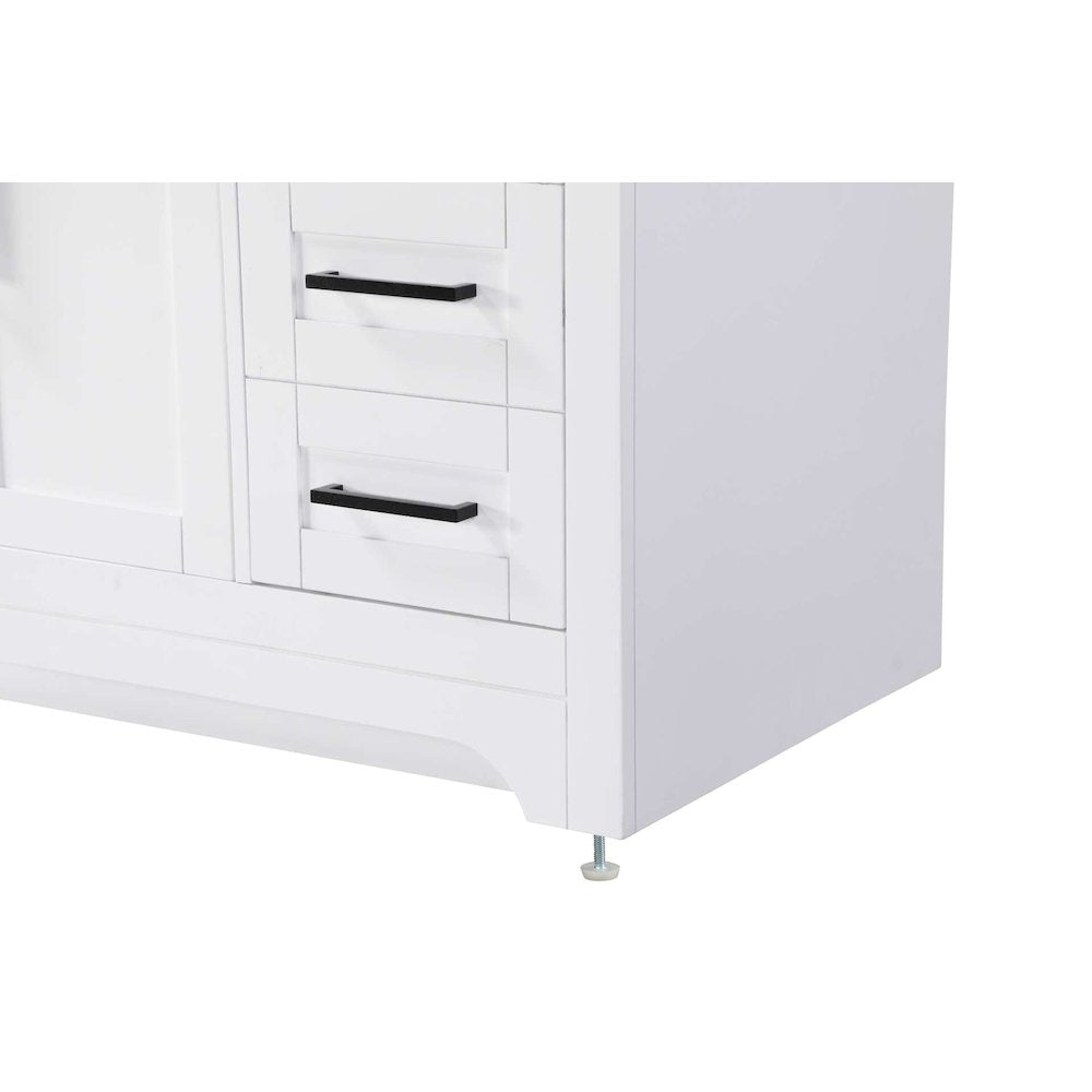 84 inch Double Bathroom Vanity in White