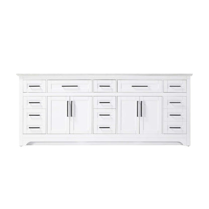 84 inch Double Bathroom Vanity in White